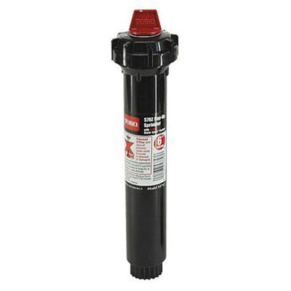 Toro 53743 570 pop-up sprinkler with X-Flow delivers spray for tall grass edging.