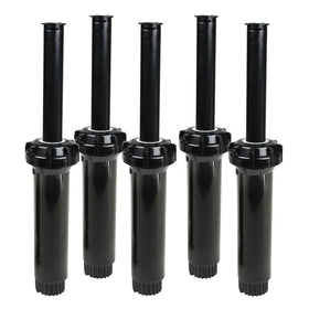 Toro 570 4-inch pop-up sprinkler with 15 ft nozzle for precise coverage in small lawns.