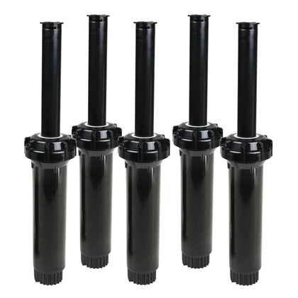 Toro 570 4-inch pop-up sprinkler with 15 ft nozzle for precise coverage in small lawns.