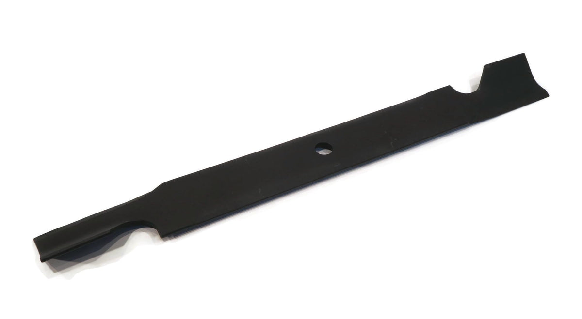 Toro blade center hole 5/8 inch for proper mounting on compatible mowers.