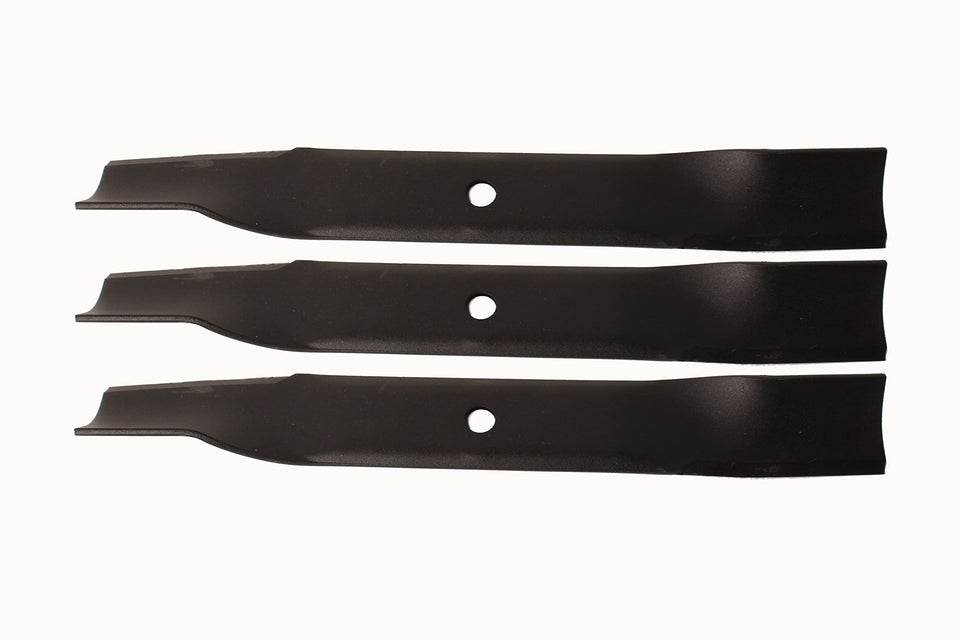 Toro Genuine OEM blade kit for TimeCutter 50-inch mowers, ready for maintenance.