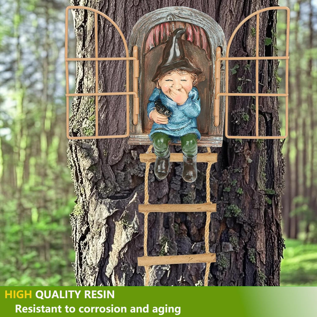 Toromiu handmade window frame detail boosts realism in garden decor