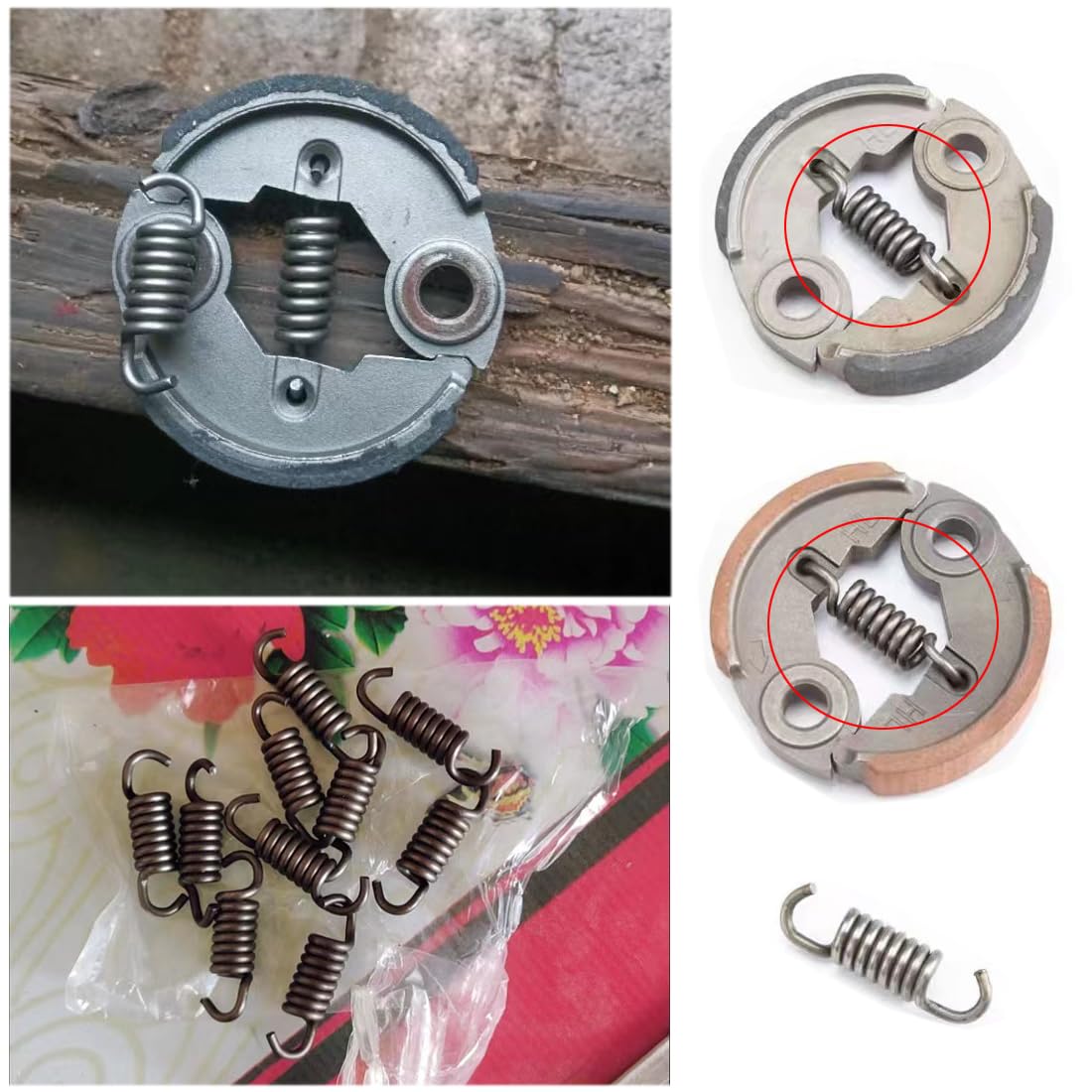 TorSor five-pack mower clutch springs for convenient stocking.