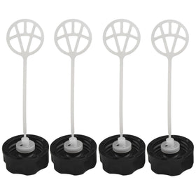 TorSor fuel tank cap 4-pack for 2-stroke trimmers, quick replacement.