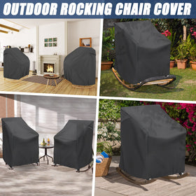 TORUTA black outdoor chair cover offering all-season protection for patio furniture