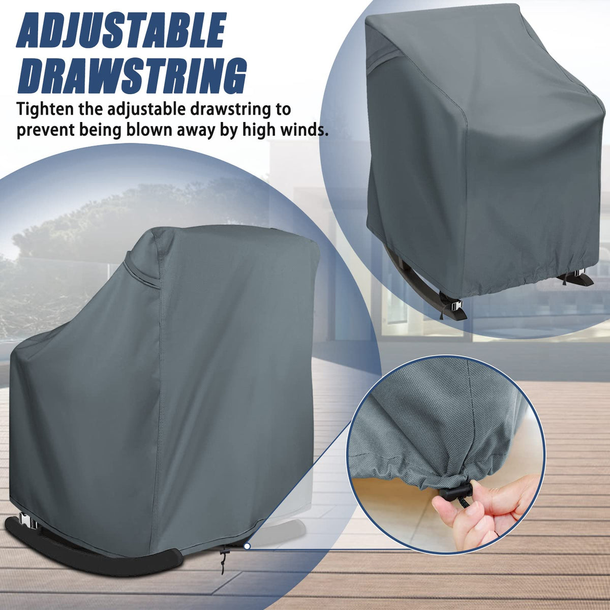 TORUTA cover with handles and air vent detail for dry, stable placement