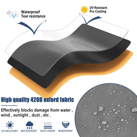Wipe-down friendly TORUTA cover demonstrating easy cleaning after outdoor use
