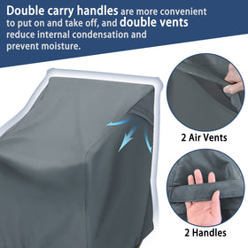 Closeup of TORUTA waterproof Oxford fabric showcasing durability and UV resistance