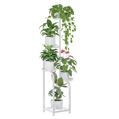 TOSKING 5-tier plant stand corner display for vertical greenery