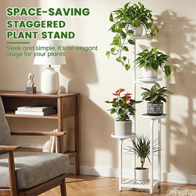 TOSKING five-tier design maximizes sunlight exposure for plants indoors