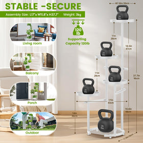 Corner-fit design for indoor or outdoor spaces