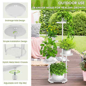 TOSKING stand used as a compact bookshelf and decor