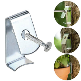 Tosnail clip holds standard terra cotta pots up to 55 lb.