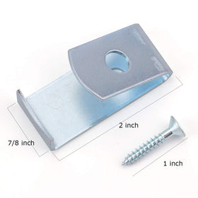 Tosnail 20-pack with screws enables quick garden pot installation.