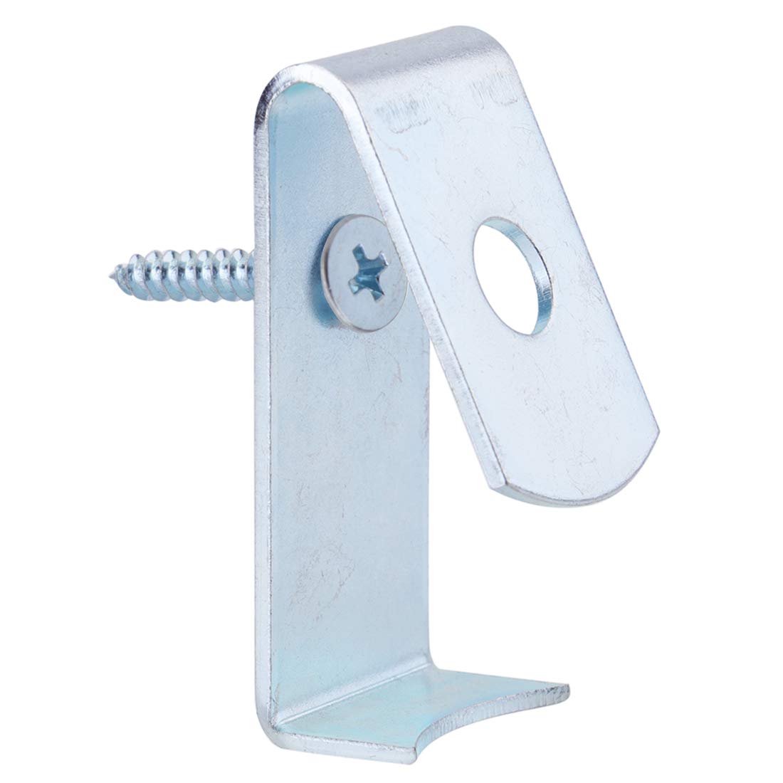 Tosnail galvanized steel clip withstands outdoor weather for lasting use.
