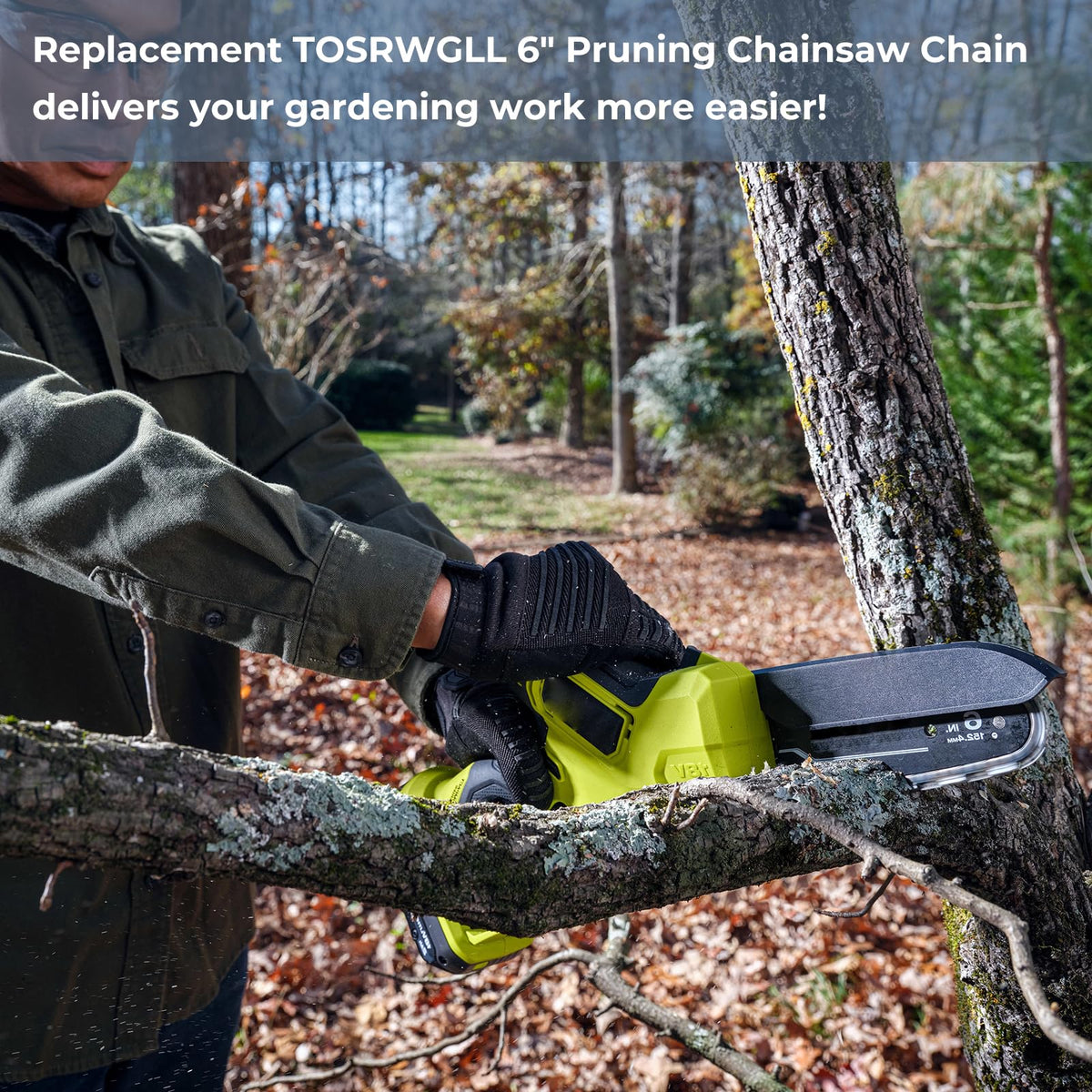 TOSRWGLL 38-drive-links 6in chain for secure operation.