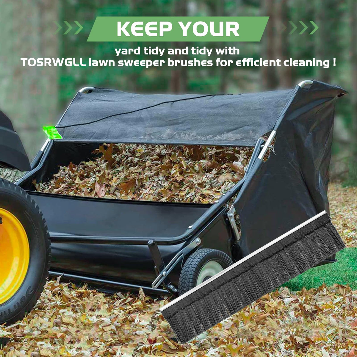 TOSRWGLL 46780 replacement brush for Agri-Fab 45-02602 ensures easy installation.