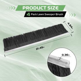 TOSRWGLL 46780 replacement brush for Agri-Fab 45-0521 fits 42-inch sweepers for versatile use.
