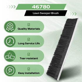 TOSRWGLL 46780 replacement brush for Agri-Fab 45-05214 provides efficient leaves collection.
