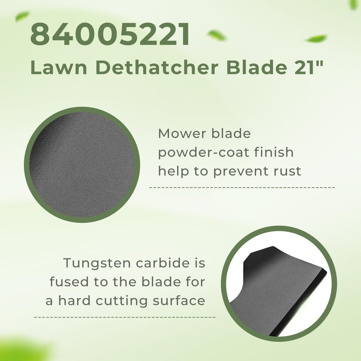TOSRWGLL durable blade construction withstands tough conditions and longer intervals between sharpening