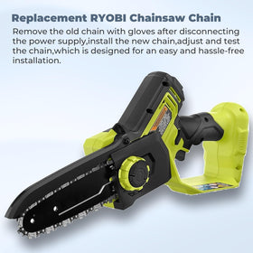 TOSRWGLL Homelite-compatible 6in chain supports versatile pruning tasks.