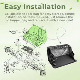 TOSRWGLL bag uses durable PE material with 2.5D weave for wear resistance.