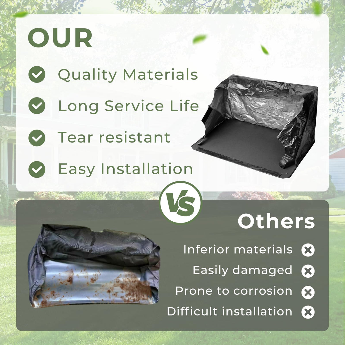 TOSRWGLL tool-free installation makes swapping bags quick and easy.