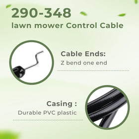 TOSRWGLL lawn tractor throttle cable enables reliable blade control