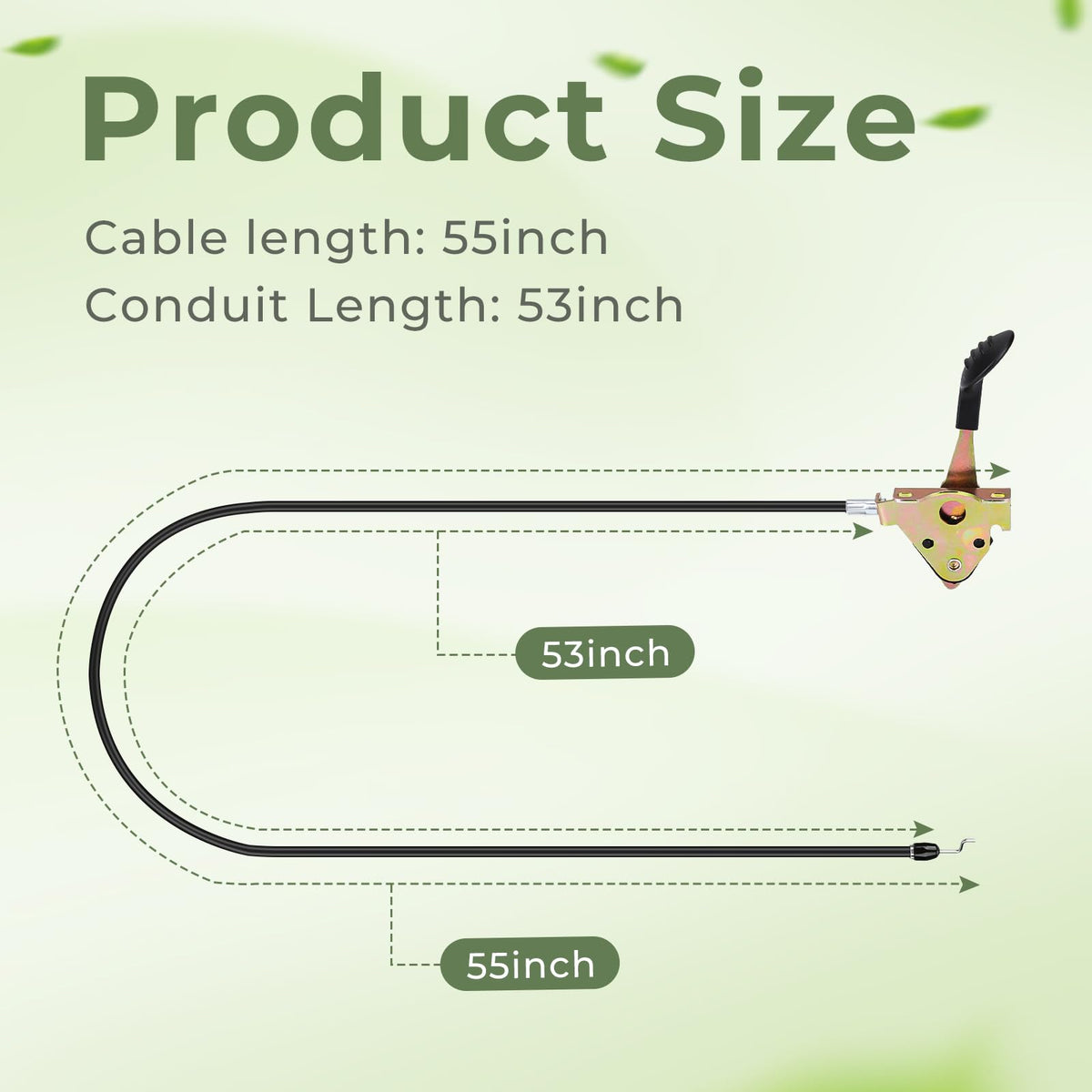 TOSRWGLL throttle cable for propane Next Lazer Z, easy install and long lasting