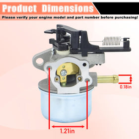 TOTEDELL carburetor kit includes O-ring for a tight seal.