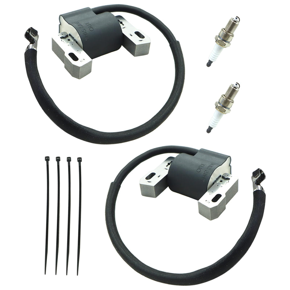 TOTEDELL ignition coil module two-set pack for Briggs & Stratton engines improves spark reliability.