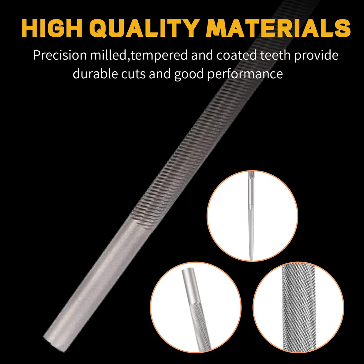 TOTITOM ergonomic non-slip handle offers a comfortable grip during extended sharpening sessions.