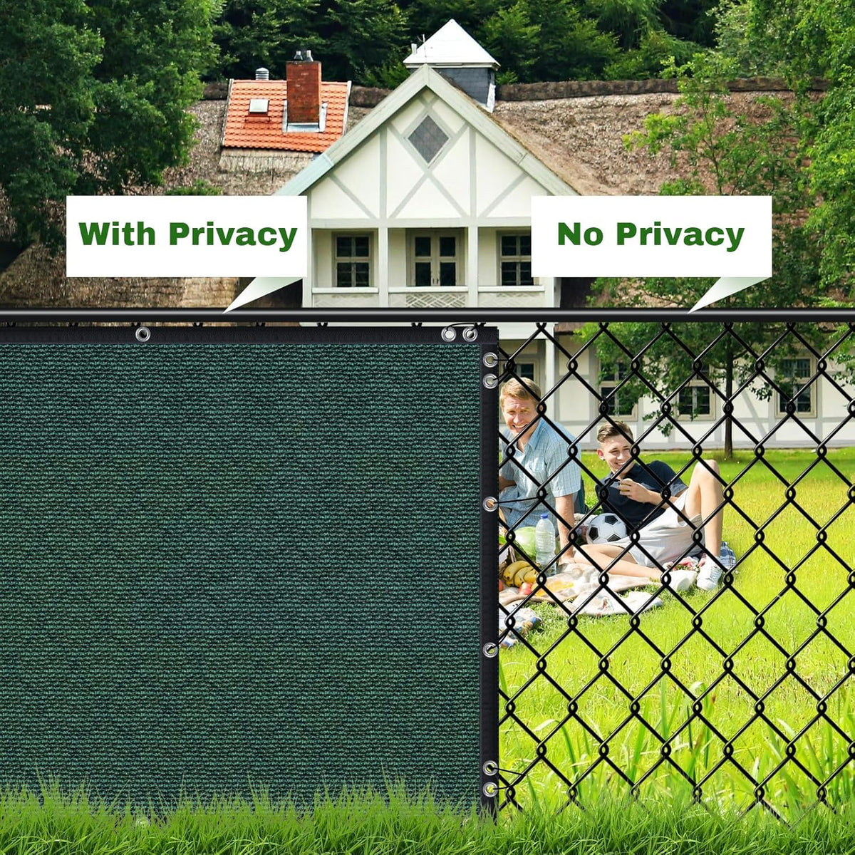 TOTU zipper-ready installation lets you secure the screen quickly.