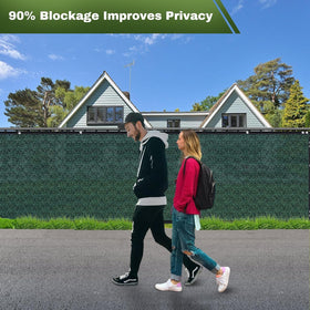 TOTU heavy-duty shade net 50ft offers UV-stabilized weather resistance.