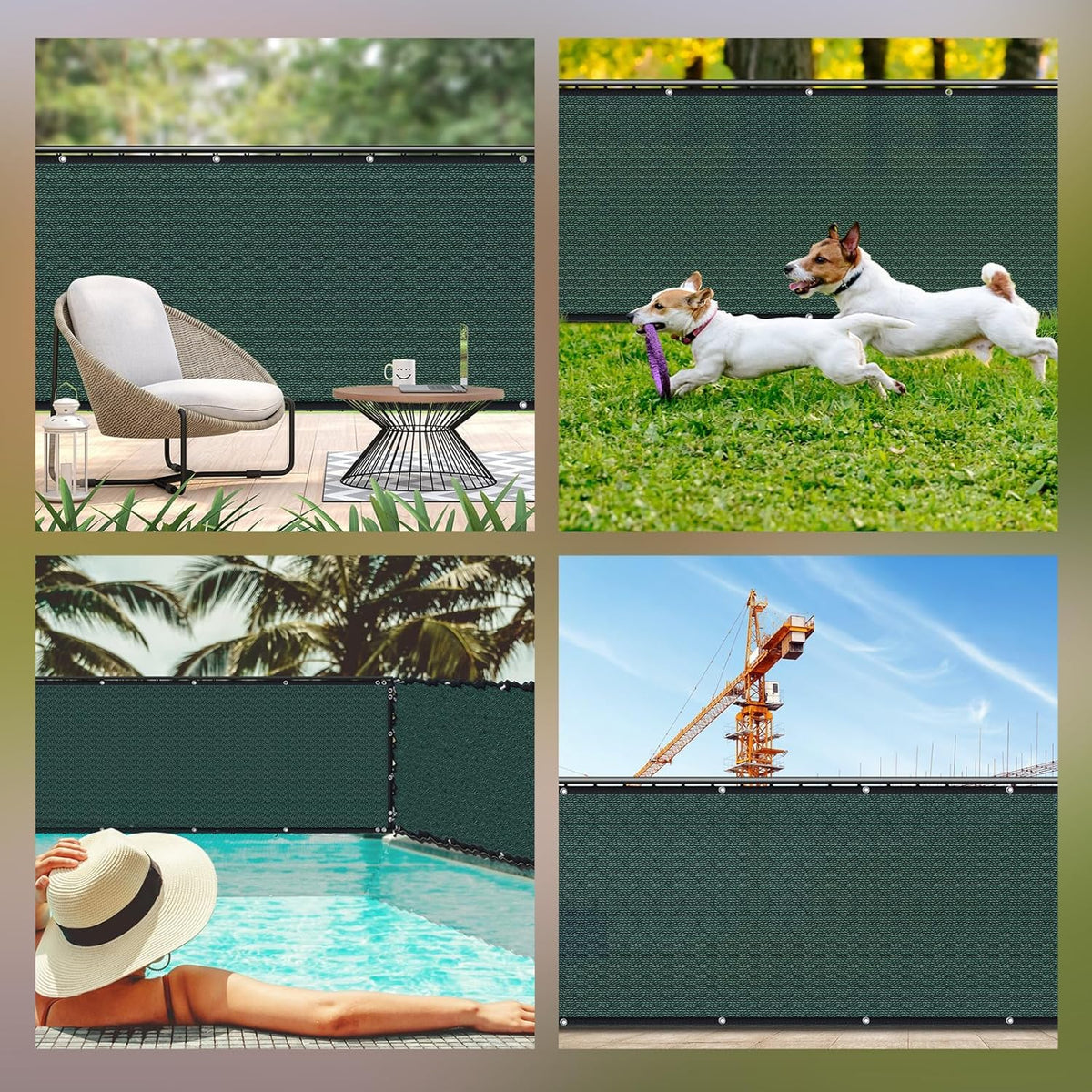 TOTU pet enclosure aid reduces barking by creating a sheltered boundary.