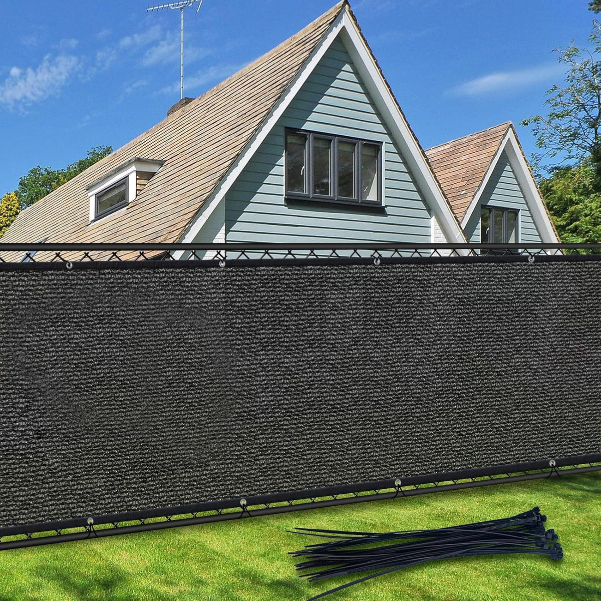 TOTU privacy screen fence cover blocks 90% visibility for private outdoor spaces.