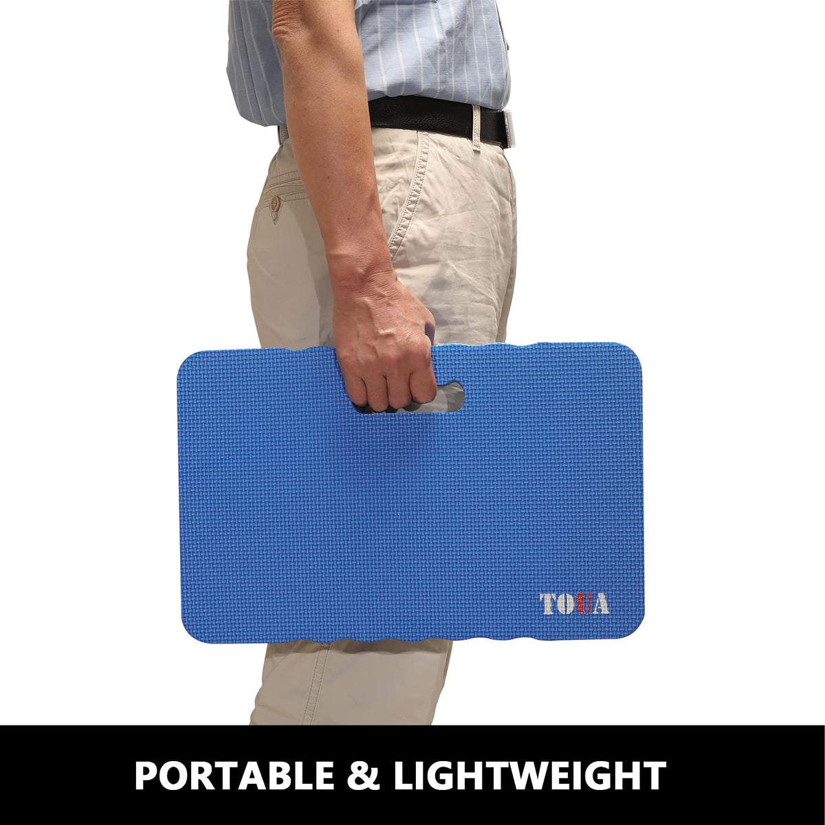 TOUA kneeling pad made of high-density foam that resists flattening
