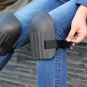 TOUA knee pads with adjustable elastic straps fit snugly for both men and women