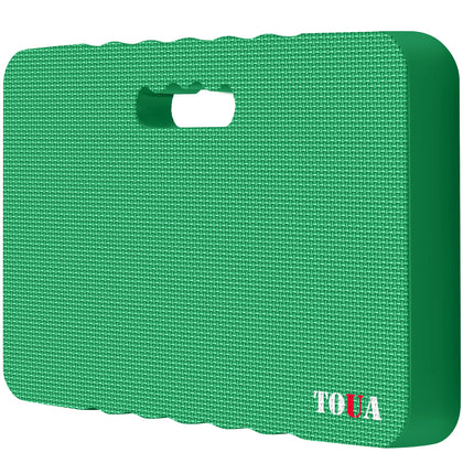 TOUA kneeling pad front view with extra thick foam for all-day knee support