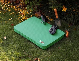 TOUA kneeling pad yoga or exercise setup showing versatile support