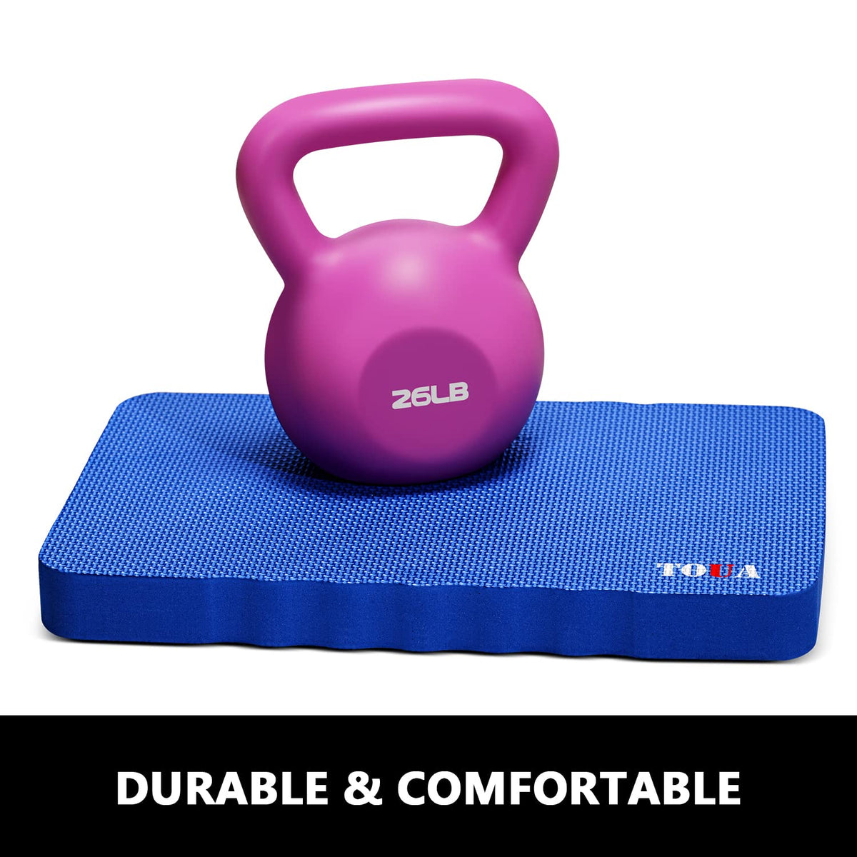 TOUA kneeling pad with non-slip texture for stability on floors