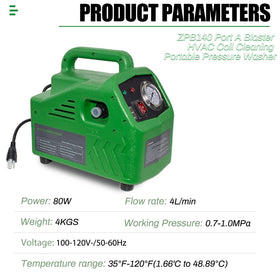 ToughAid ZPB140 outdoor-use wand delivers high-pressure cleaning for outdoor coils.