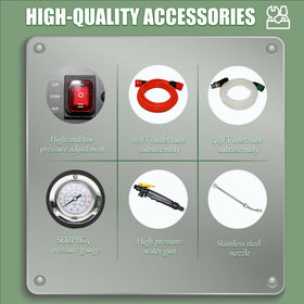 ToughAid ZPB140 water pump component shown for travel-friendly HVAC coil care.