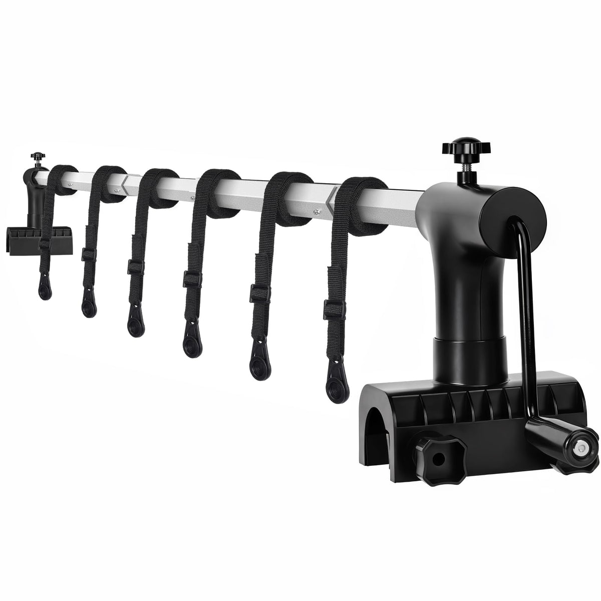 Touri pool cover reel assembly demonstrates quick setup and smooth operation.