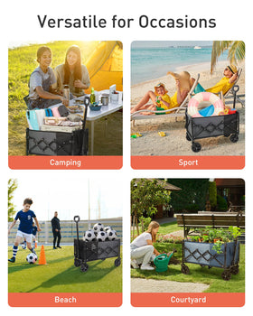 TOURIT heavy-duty steel frame offers stability for daily tasks and adventures.