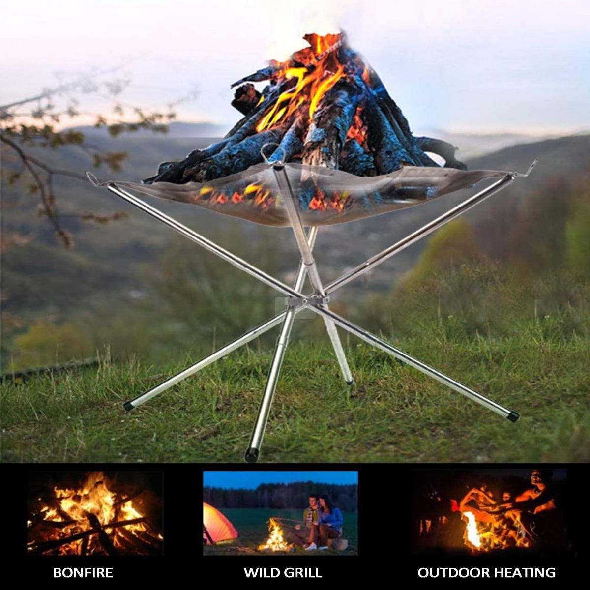 TourKing rust-resistant and scratch-resistant frame ensures lasting use