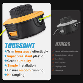 Left-hand thread compatibility note for Toussaint head