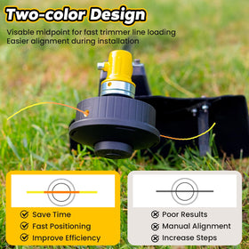 Wide compatibility: Echo, Ryobi, Ego, Husqvarna with Toussaint
