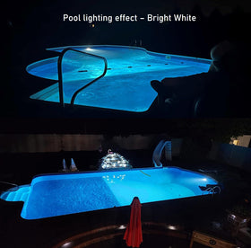 6500K bright white glow enhances water clarity