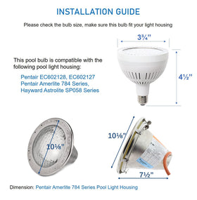 Hayward Astrolite SP058/SP057 compatibility for diverse fixtures